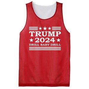 Drill Baby Drill Trump 2024 President Election Republicans Mesh Reversible Basketball Jersey Tank