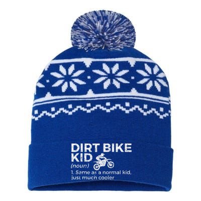 Dirt Bike Definition Motocross USA-Made Snowflake Beanie