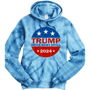 Drill Baby Drill Trump 2024 President Election Republicans Tie Dye Hoodie