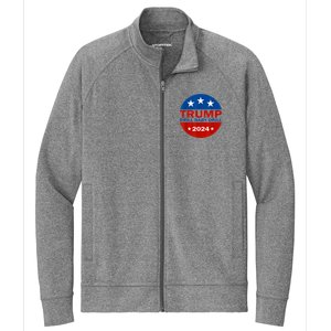 Drill Baby Drill Trump 2024 President Election Republicans Stretch Full-Zip Cadet Jacket