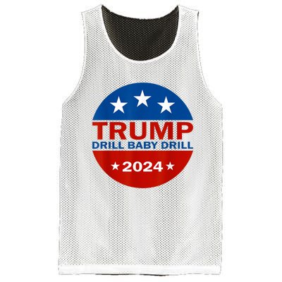 Drill Baby Drill Trump 2024 President Election Republicans Mesh Reversible Basketball Jersey Tank