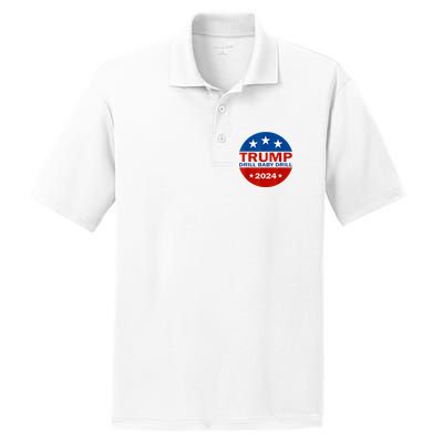 Drill Baby Drill Trump 2024 President Election Republicans PosiCharge RacerMesh Polo