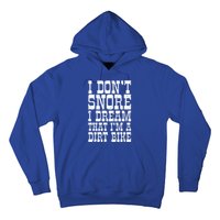 Dirt Bike Dad Funny Motocross Dont Snore Motorcycle Grandpa Gift Hoodie