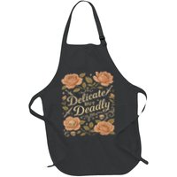 Delicate But Deadly Coquette Skullcore Aesthetic Apron