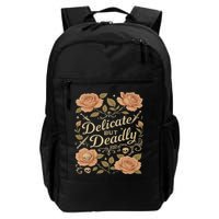 Delicate But Deadly Coquette Skullcore Aesthetic Backpack