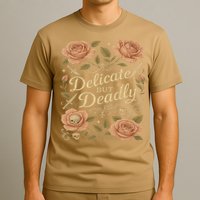 Delicate But Deadly Coquette Skullcore Aesthetic T-Shirt