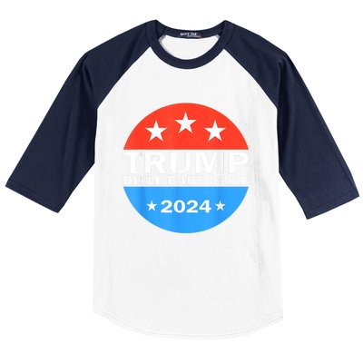 Drill Baby Drill Trump 2024 President Election Republicans Baseball Sleeve Shirt