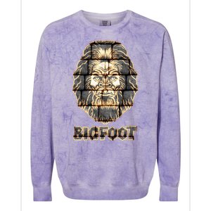 Distressed Bigfoot Colorblast Crewneck Sweatshirt