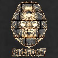 Distressed Bigfoot 11oz C Handle Ceramic Mug