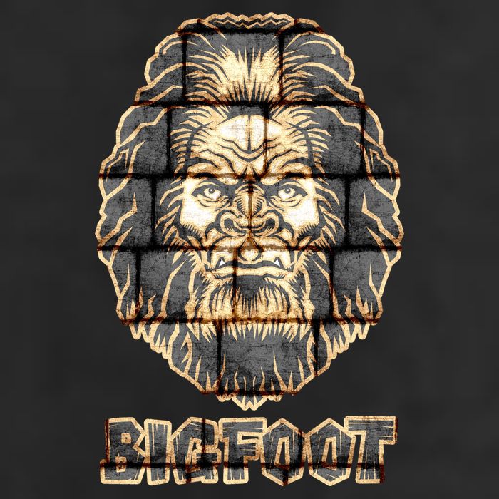Distressed Bigfoot 11oz C Handle Ceramic Mug