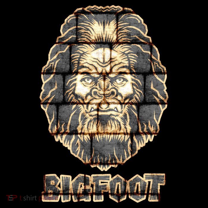 Distressed Bigfoot Flatbill Hat