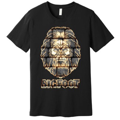 Distressed Bigfoot Premium T-Shirt