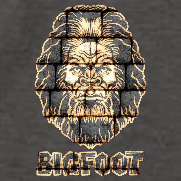 Distressed Bigfoot Vector Backpack