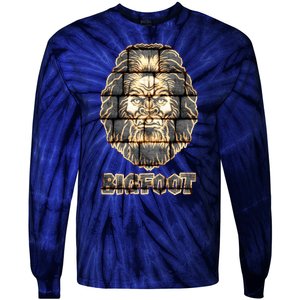 Distressed Bigfoot Tie-Dye Long Sleeve Shirt