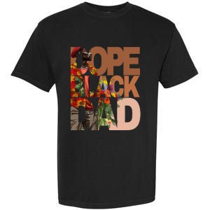 Dope Black Dad Juneteenth Black History Month Pride Fathers Garment-Dyed Heavyweight T-Shirt