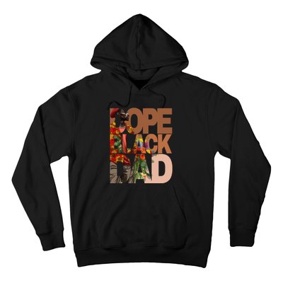 Dope Black Dad Juneteenth Black History Month Pride Fathers Hoodie