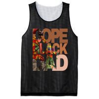 Dope Black Dad Juneteenth Black History Month Pride Fathers Mesh Reversible Basketball Jersey Tank