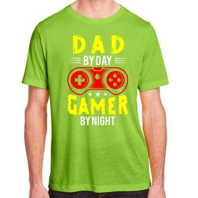 Dad By Day Gamer By Night T Adult ChromaSoft Performance T-Shirt