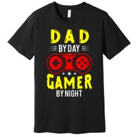 Dad By Day Gamer By Night T Premium T-Shirt