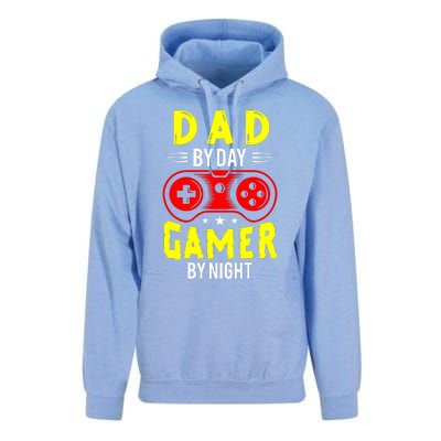 Dad By Day Gamer By Night T Unisex Surf Hoodie