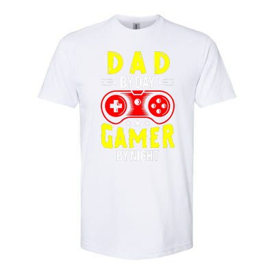 Dad By Day Gamer By Night T Softstyle CVC T-Shirt