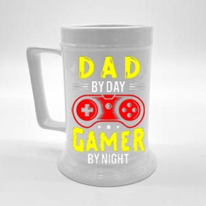 Dad By Day Gamer By Night T Beer Stein