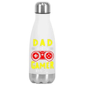 Dad By Day Gamer By Night T Stainless Steel Insulated Water Bottle