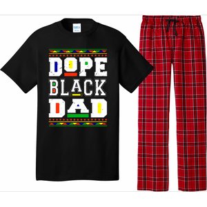 Dope Black Dad Matter African Melanin Black History Month Gift Pajama Set