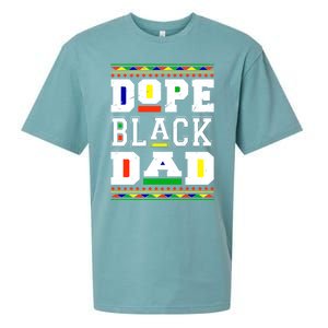 Dope Black Dad Matter African Melanin Black History Month Gift Sueded Cloud Jersey T-Shirt