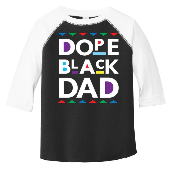 Dope Black Dad Meaningful Gift Black History Gift Dope Black Father Gift Toddler Fine Jersey T-Shirt