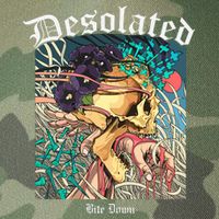 Desolated Bite Down Artwork Legacy Tie Dye Trucker Hat