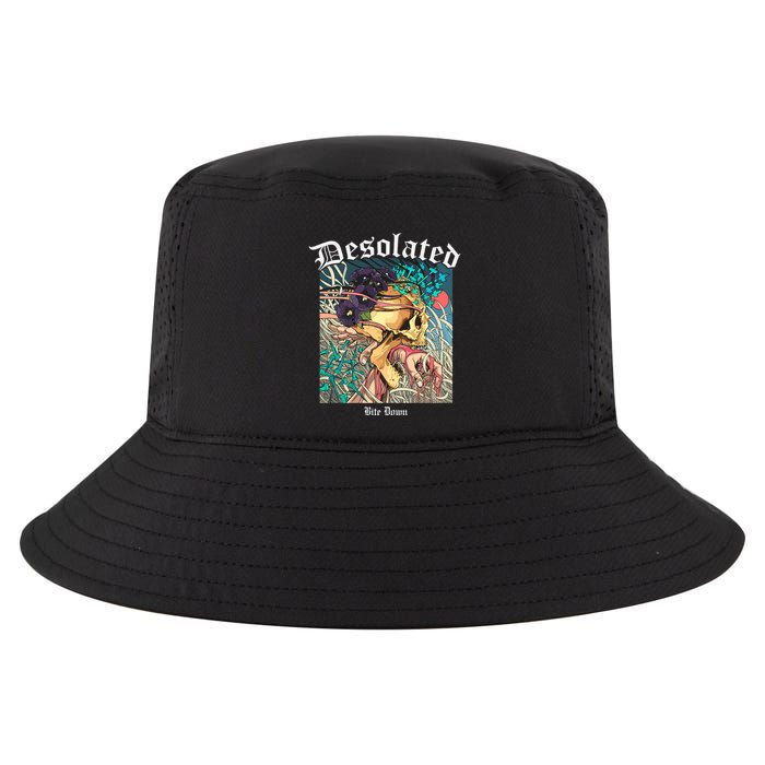 Desolated Bite Down Artwork Cool Comfort Performance Bucket Hat