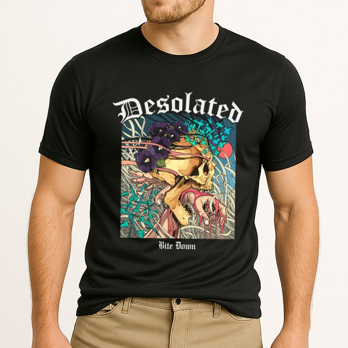 Desolated Bite Down Artwork Performance Shirt
