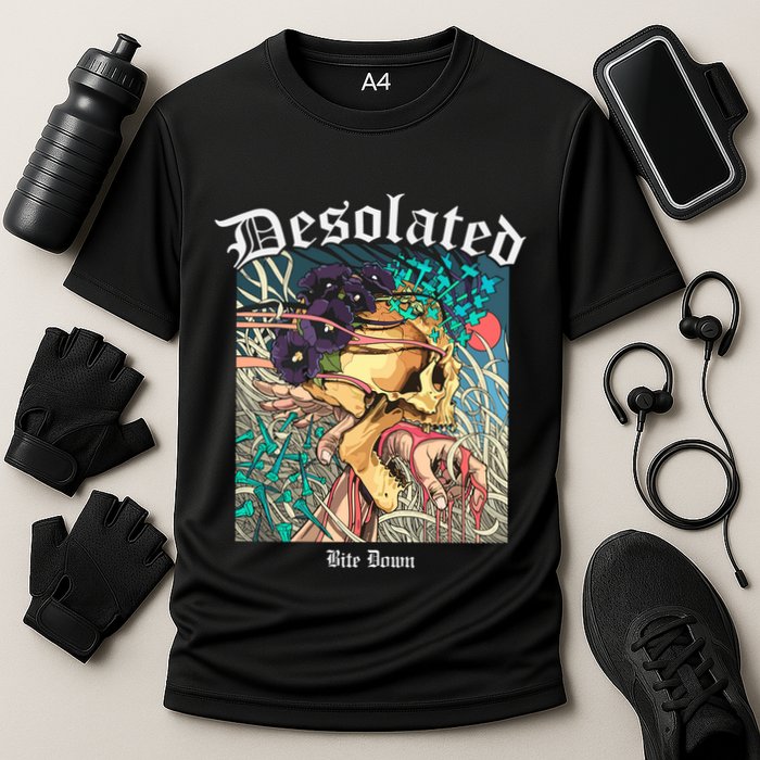 Desolated Bite Down Artwork Performance Shirt