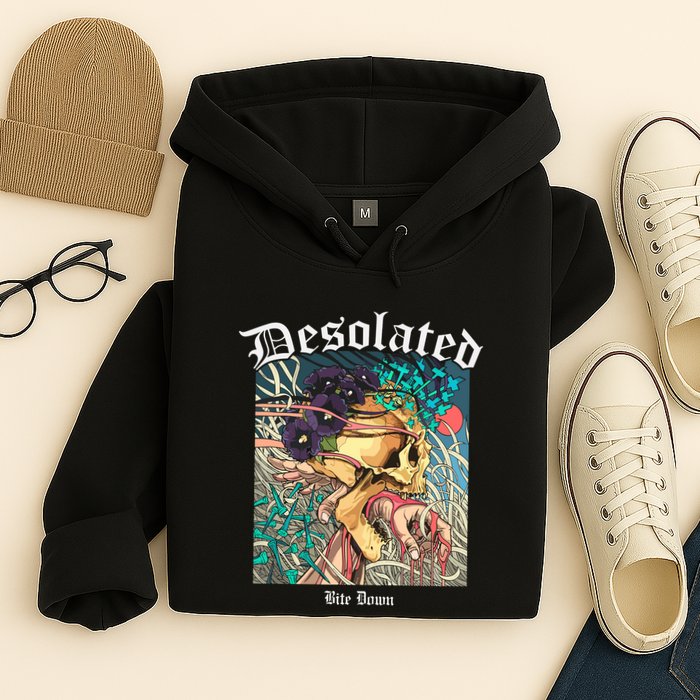 Desolated Bite Down Artwork Hoodie