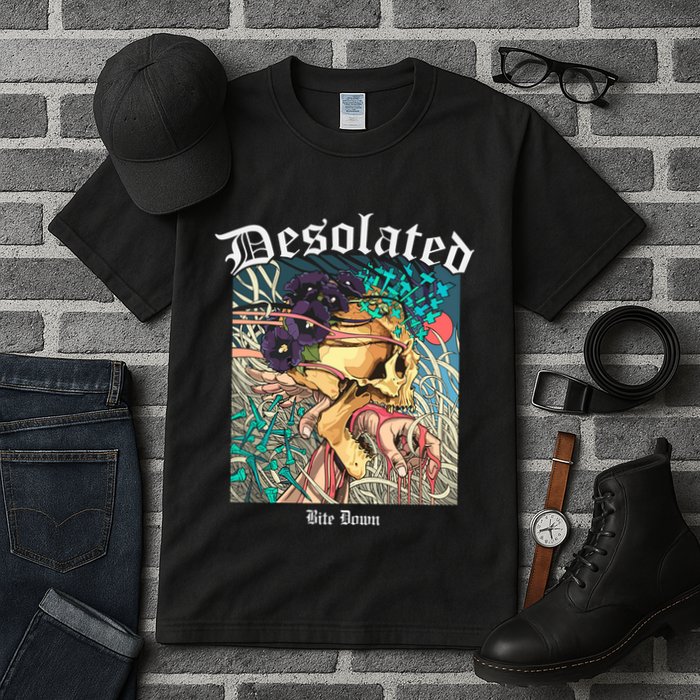 Desolated Bite Down Artwork Tall T-Shirt