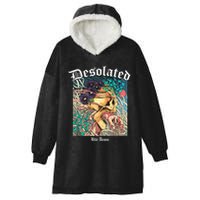 Desolated Bite Down Artwork Hooded Wearable Blanket