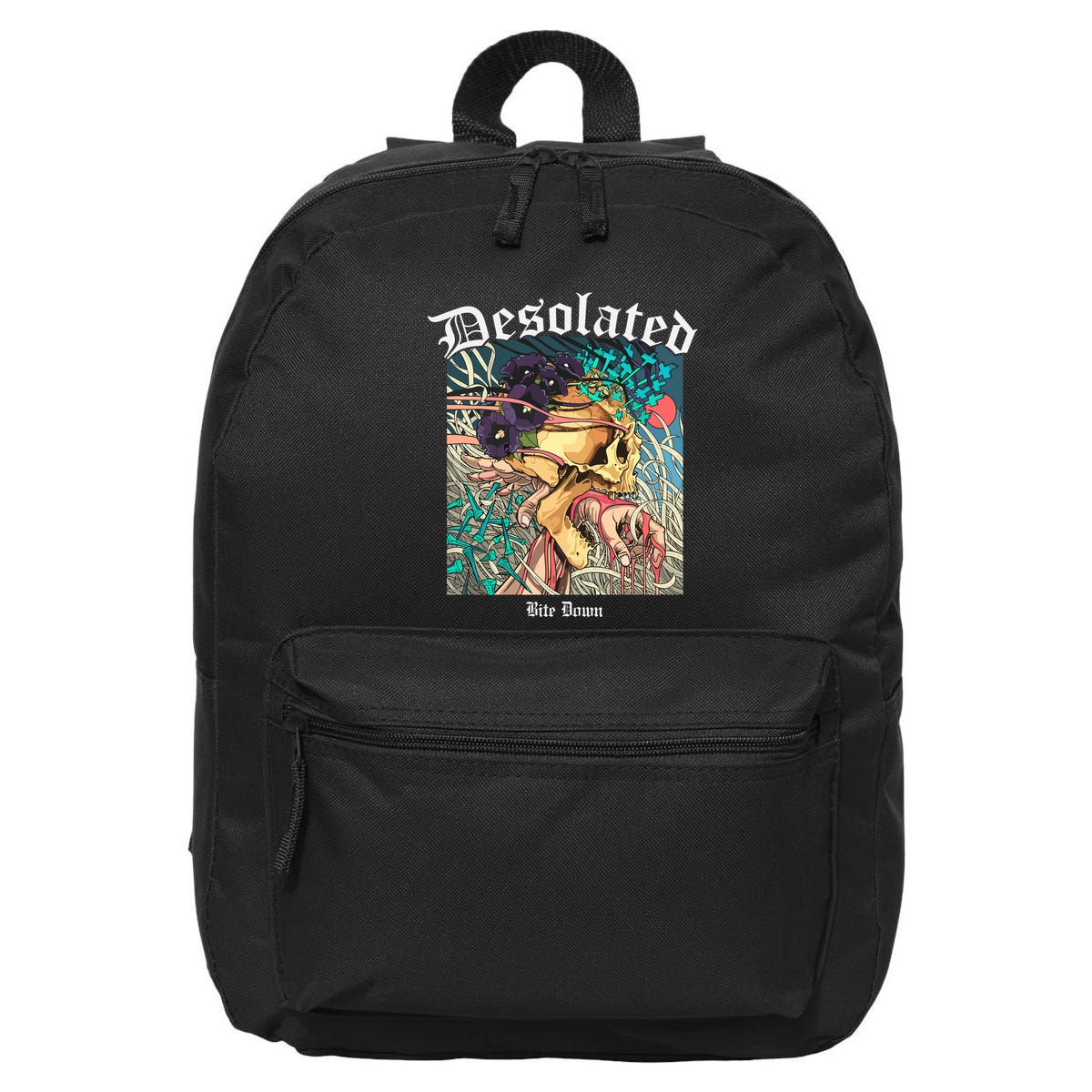 Desolated Bite Down Artwork 16 in Basic Backpack