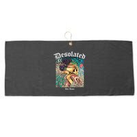 Desolated Bite Down Artwork Large Microfiber Waffle Golf Towel