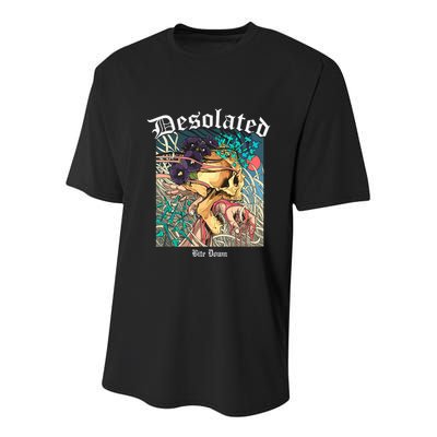 Desolated Bite Down Artwork Youth Performance Sprint T-Shirt
