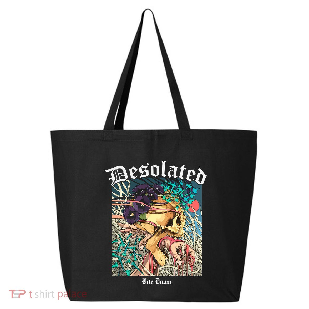 Desolated Bite Down Artwork 25L Jumbo Tote