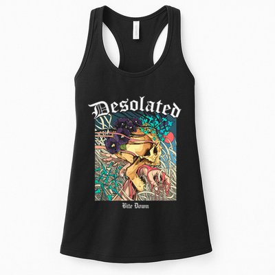Desolated Bite Down Artwork Womens Tank Top