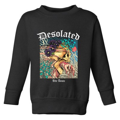 Desolated Bite Down Artwork Toddler Sweatshirt