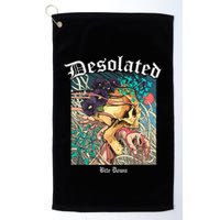 Desolated Bite Down Artwork Golf Towel