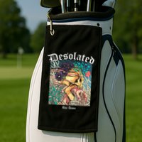 Desolated Bite Down Artwork Golf Towel