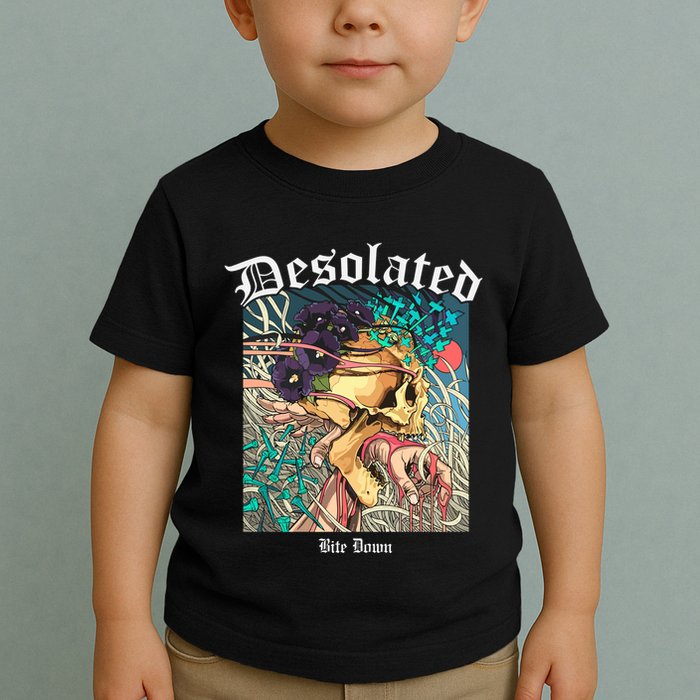 Desolated Bite Down Artwork Toddler T-Shirt