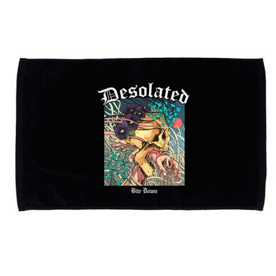 Desolated Bite Down Artwork Microfiber Hand Towel