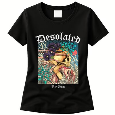 Desolated Bite Down Artwork Womens T-Shirt