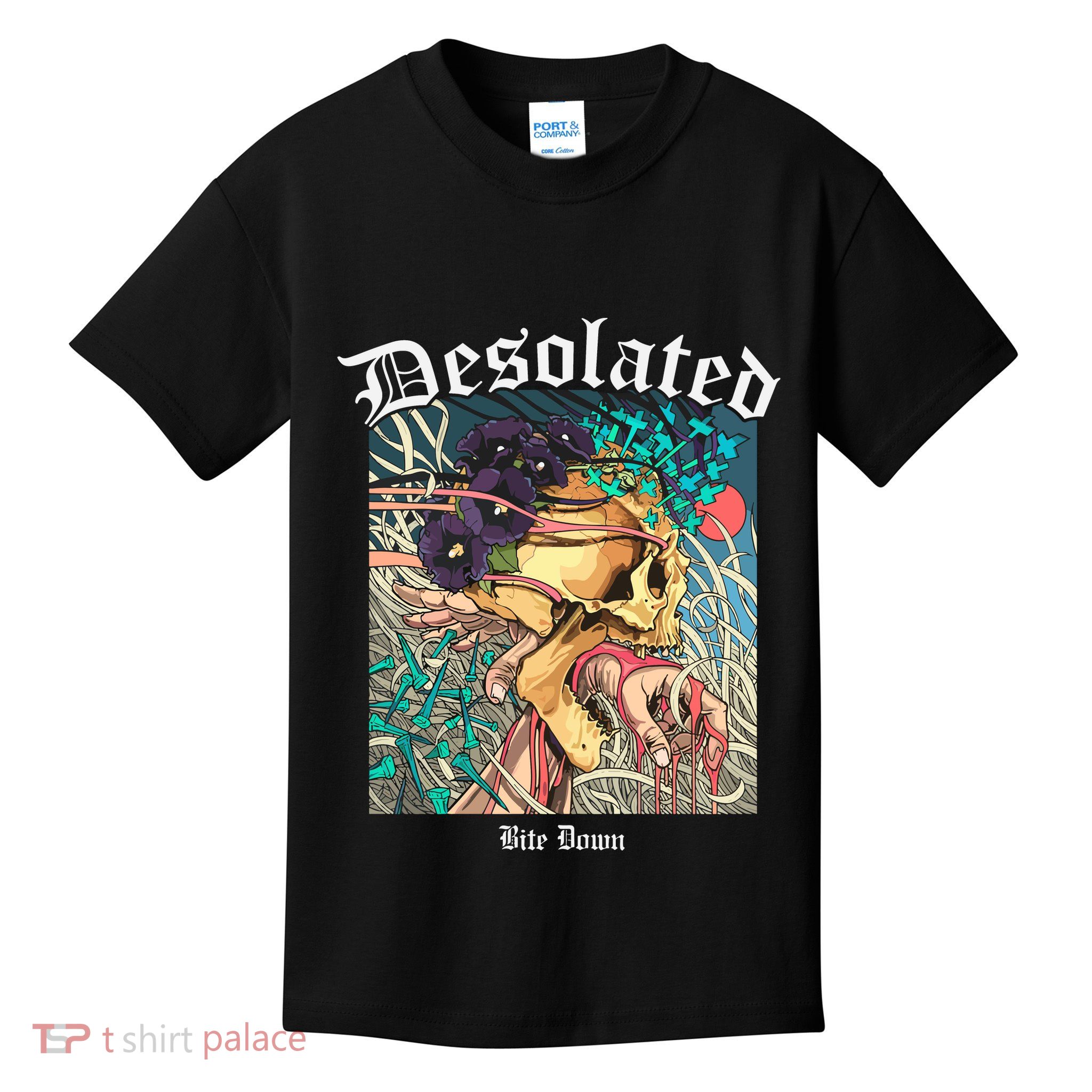 Desolated Bite Down Artwork Kids T-Shirt