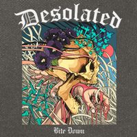 Desolated Bite Down Artwork Cotton Canvas Backpack